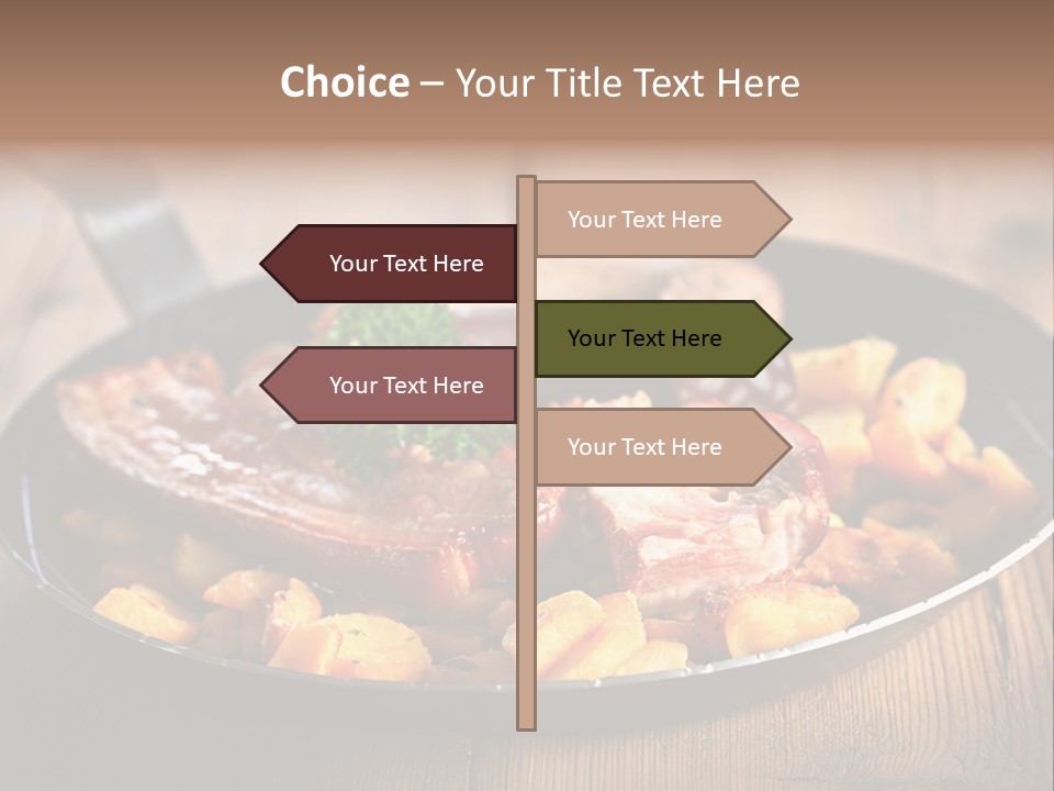 Food Kassler Essen PowerPoint Template