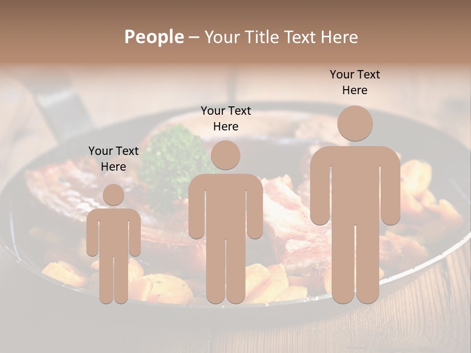 Food Kassler Essen PowerPoint Template