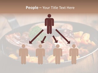 Food Kassler Essen PowerPoint Template