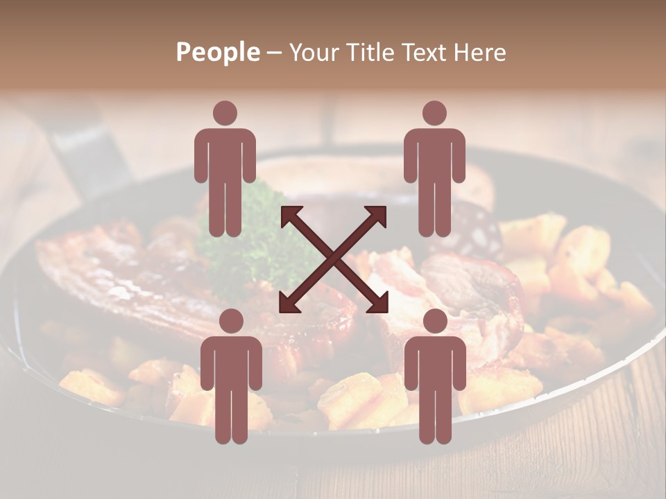 Food Kassler Essen PowerPoint Template