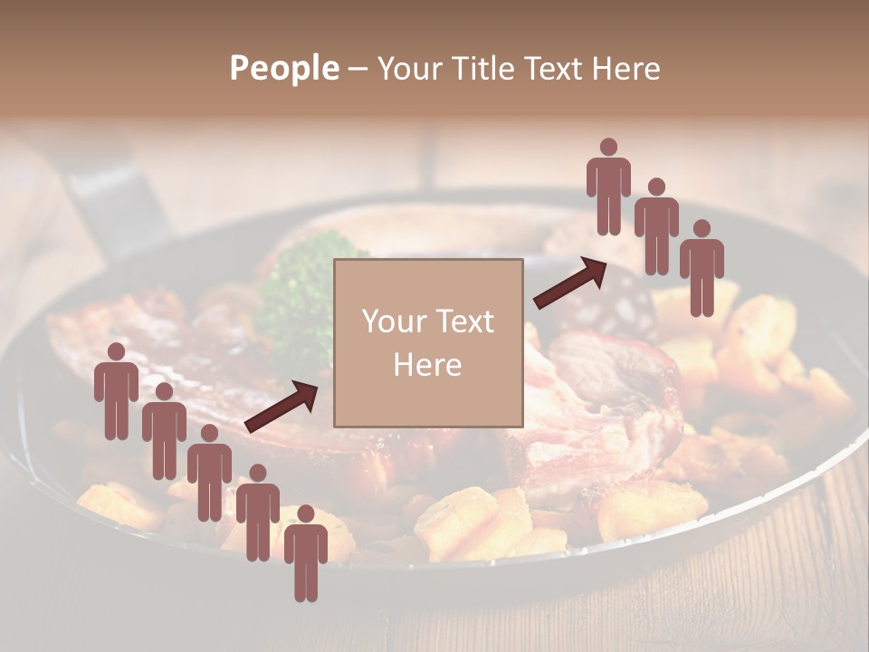 Food Kassler Essen PowerPoint Template