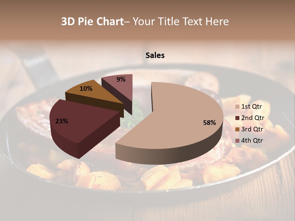 Food Kassler Essen PowerPoint Template