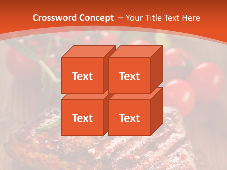 Steak Englisch Fleisch PowerPoint Template