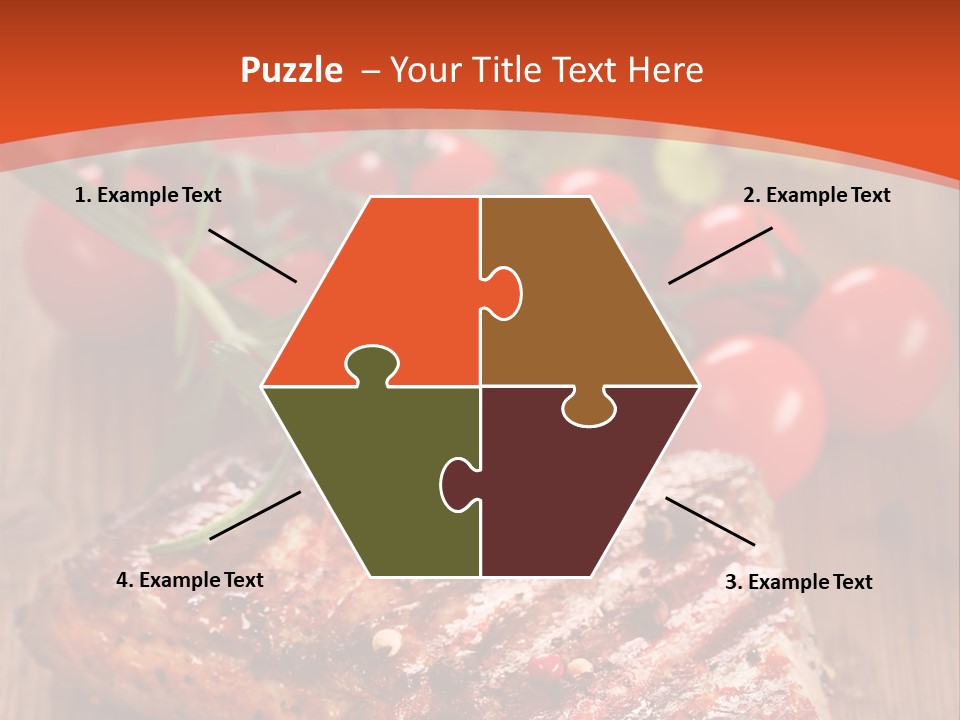 Steak Englisch Fleisch PowerPoint Template