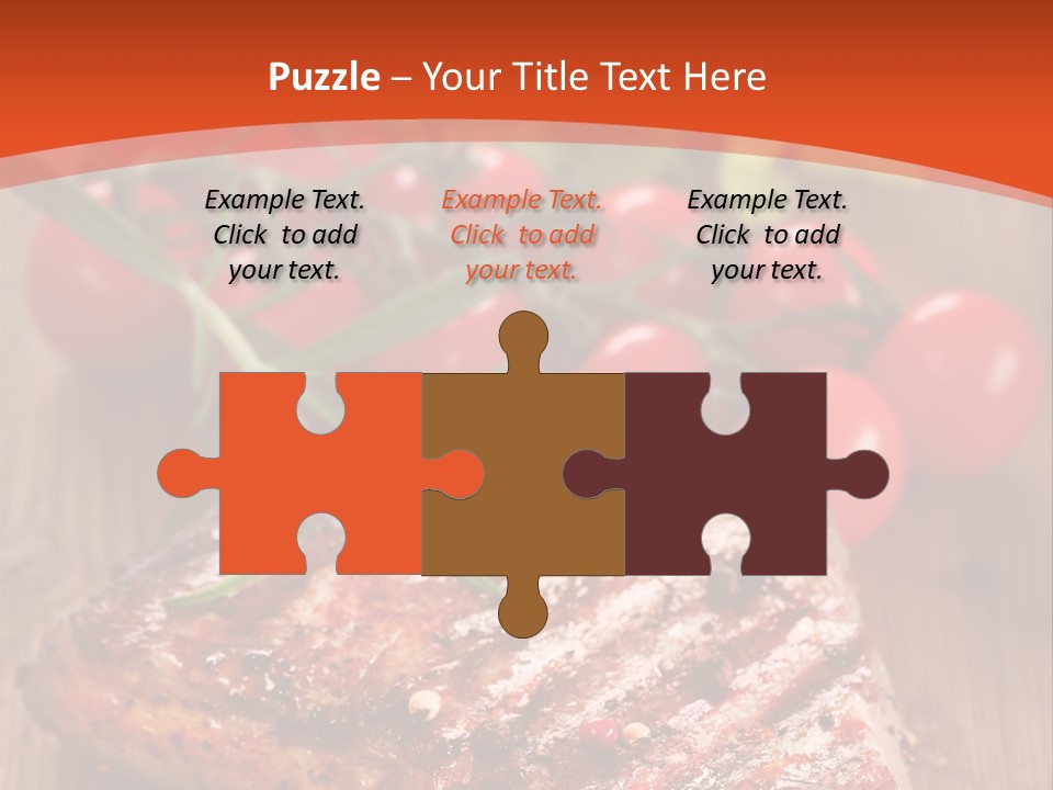 Steak Englisch Fleisch PowerPoint Template