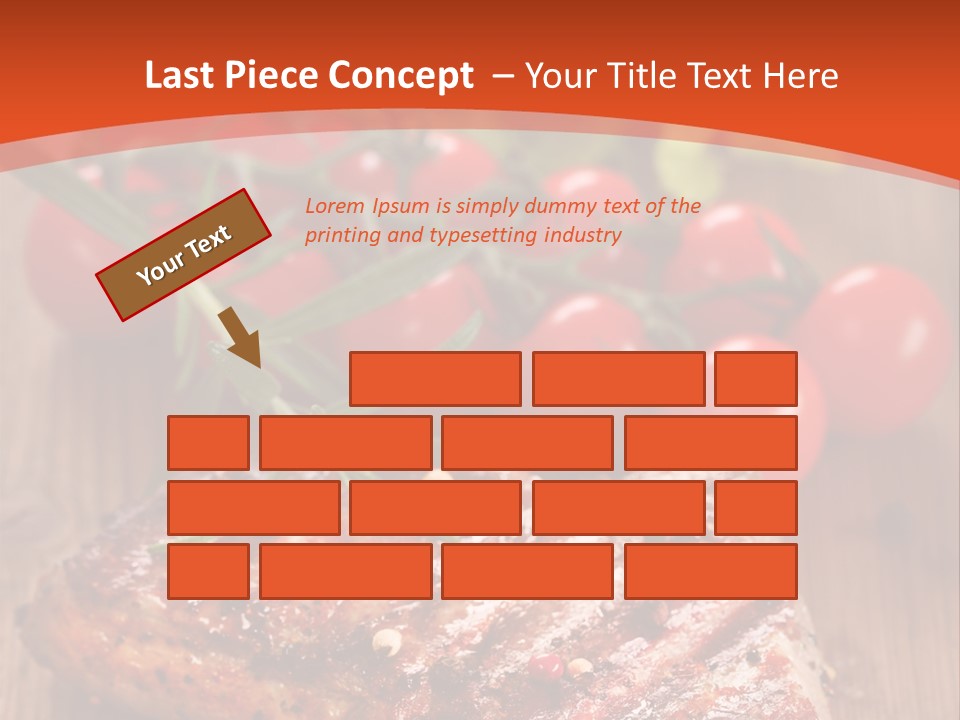 Steak Englisch Fleisch PowerPoint Template