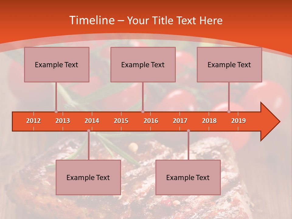 Steak Englisch Fleisch PowerPoint Template