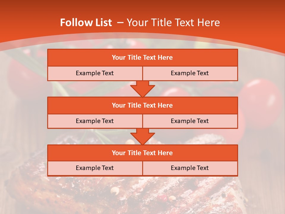 Steak Englisch Fleisch PowerPoint Template