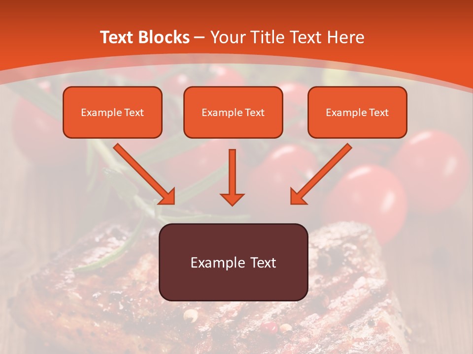 Steak Englisch Fleisch PowerPoint Template