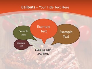Steak Englisch Fleisch PowerPoint Template