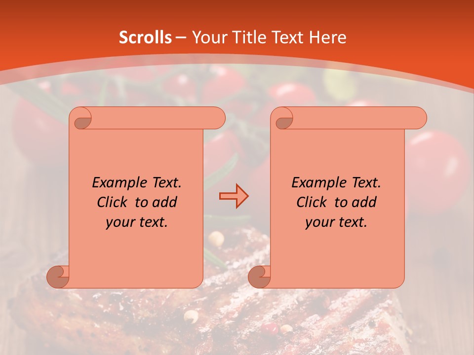Steak Englisch Fleisch PowerPoint Template