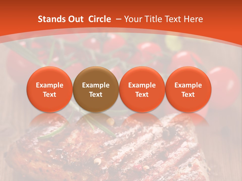 Steak Englisch Fleisch PowerPoint Template
