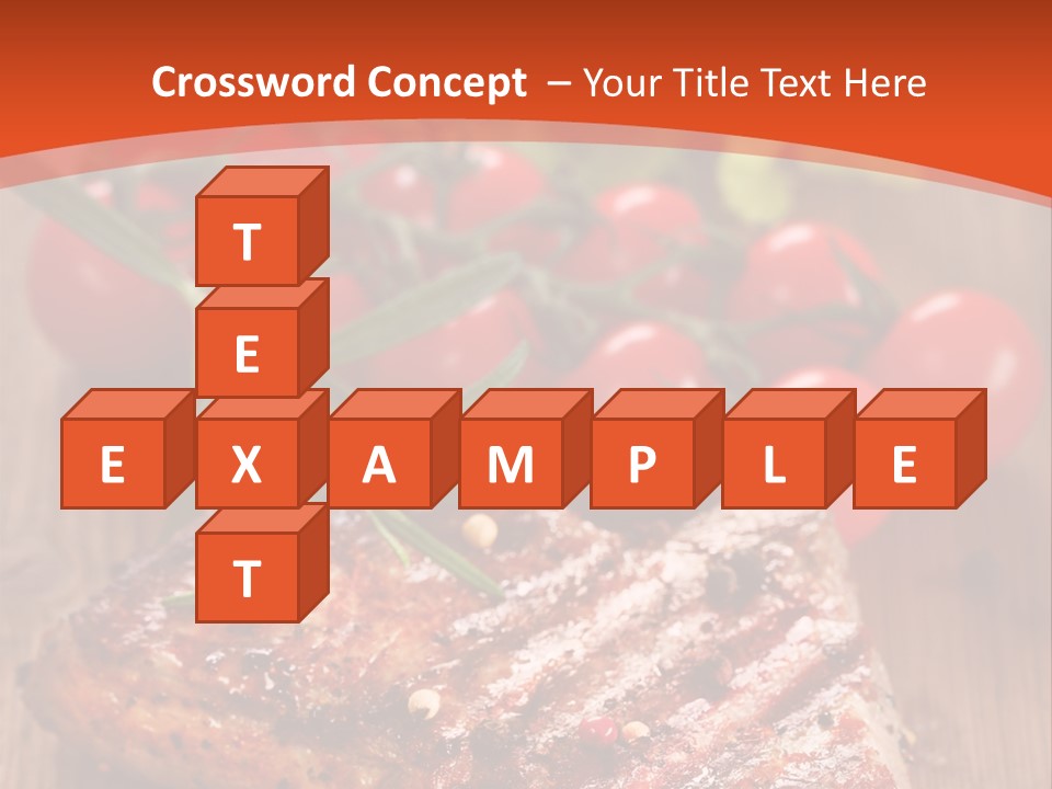 Steak Englisch Fleisch PowerPoint Template