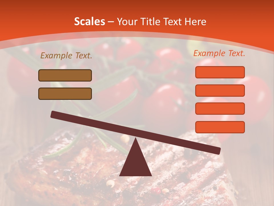 Steak Englisch Fleisch PowerPoint Template