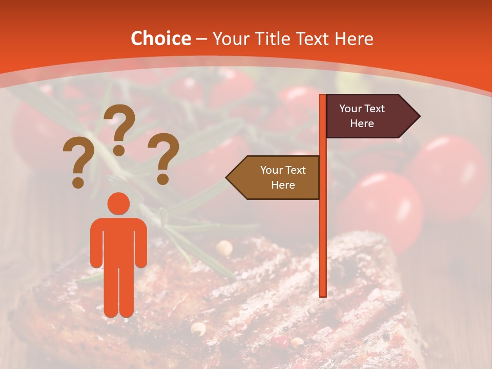 Steak Englisch Fleisch PowerPoint Template