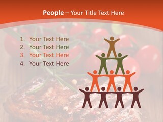 Steak Englisch Fleisch PowerPoint Template