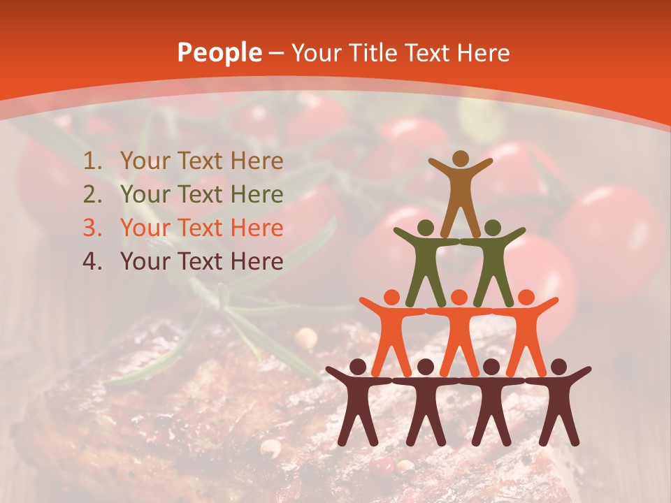 Steak Englisch Fleisch PowerPoint Template