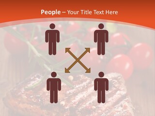 Steak Englisch Fleisch PowerPoint Template