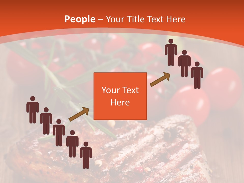 Steak Englisch Fleisch PowerPoint Template