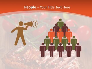 Steak Englisch Fleisch PowerPoint Template