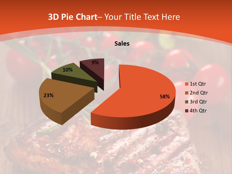 Steak Englisch Fleisch PowerPoint Template