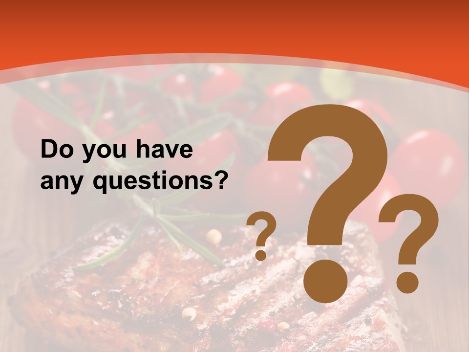 Steak Englisch Fleisch PowerPoint Template