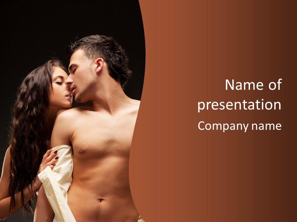 Romance Men Two PowerPoint Template