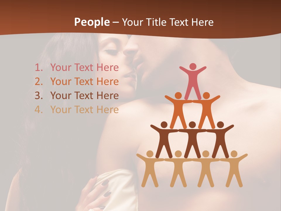 Romance Men Two PowerPoint Template