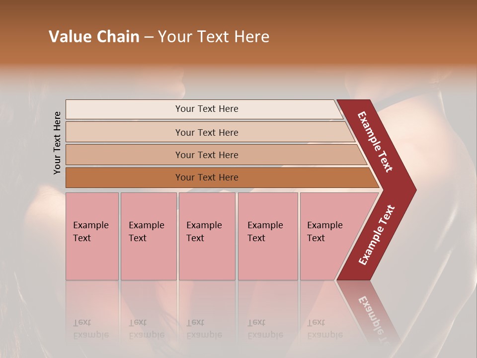 Model Naked Couple PowerPoint Template