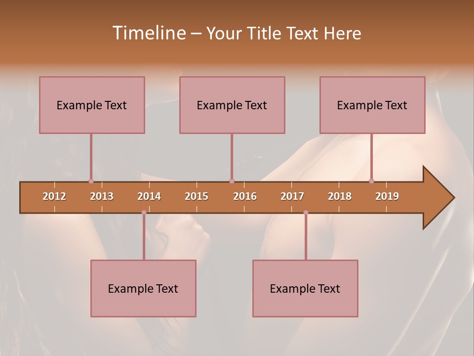 Model Naked Couple PowerPoint Template