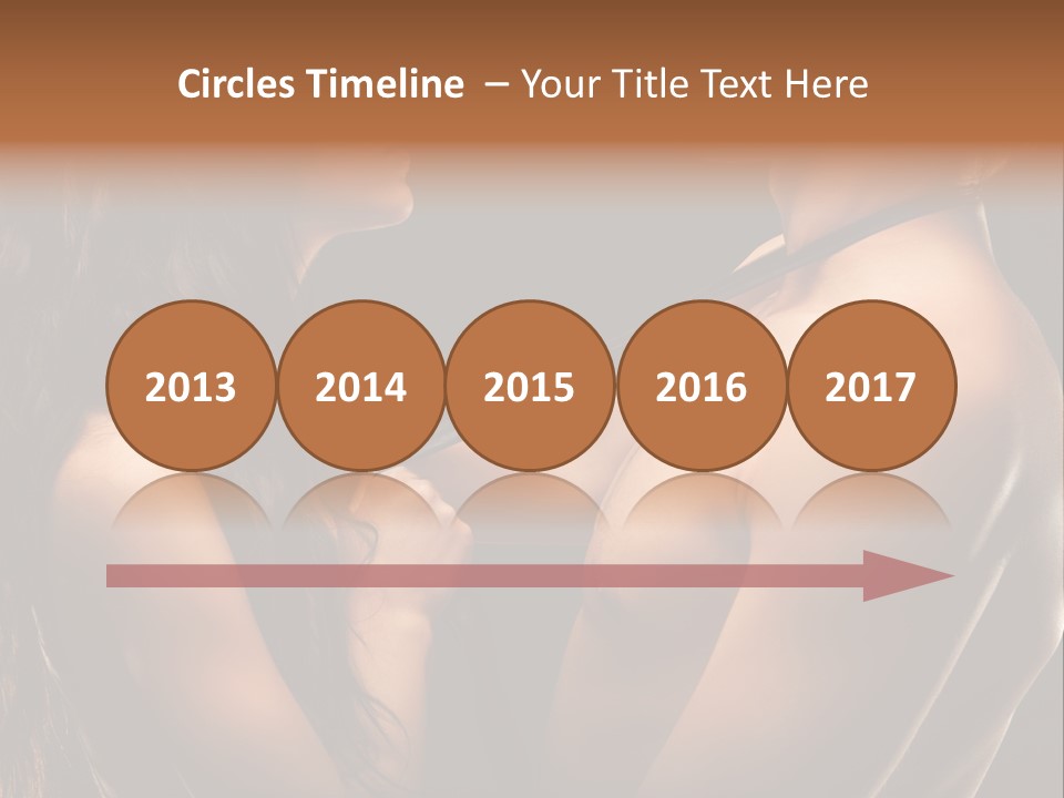 Model Naked Couple PowerPoint Template