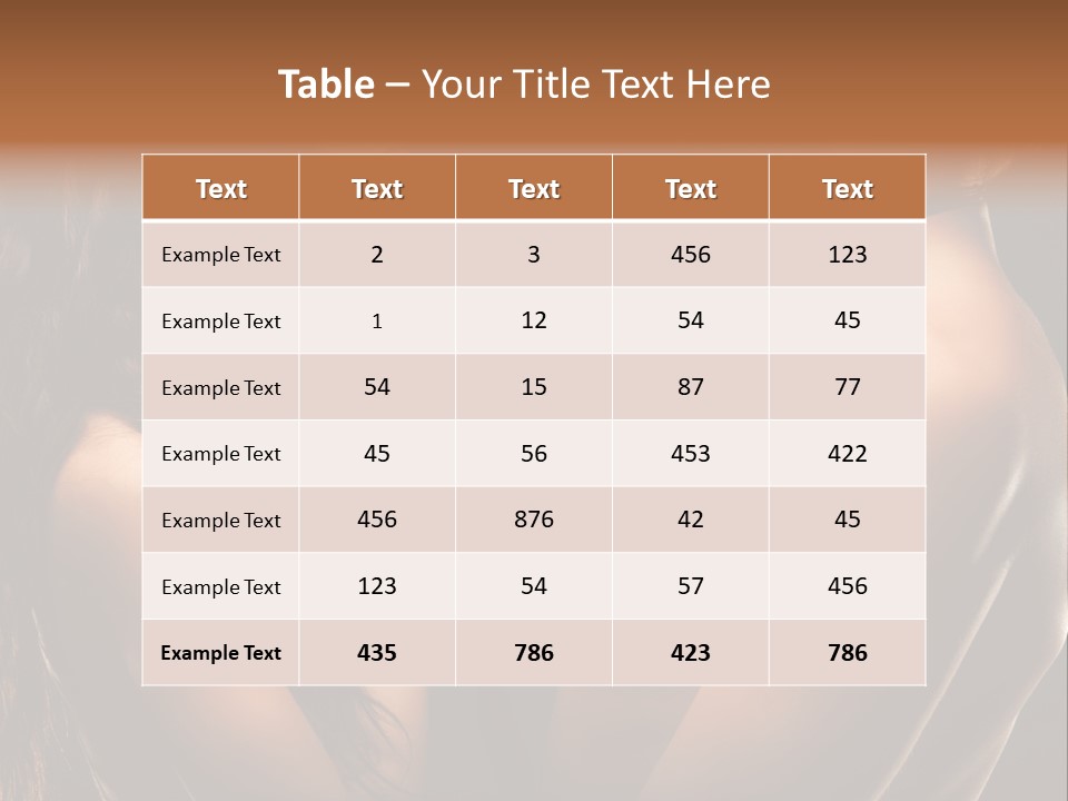 Model Naked Couple PowerPoint Template