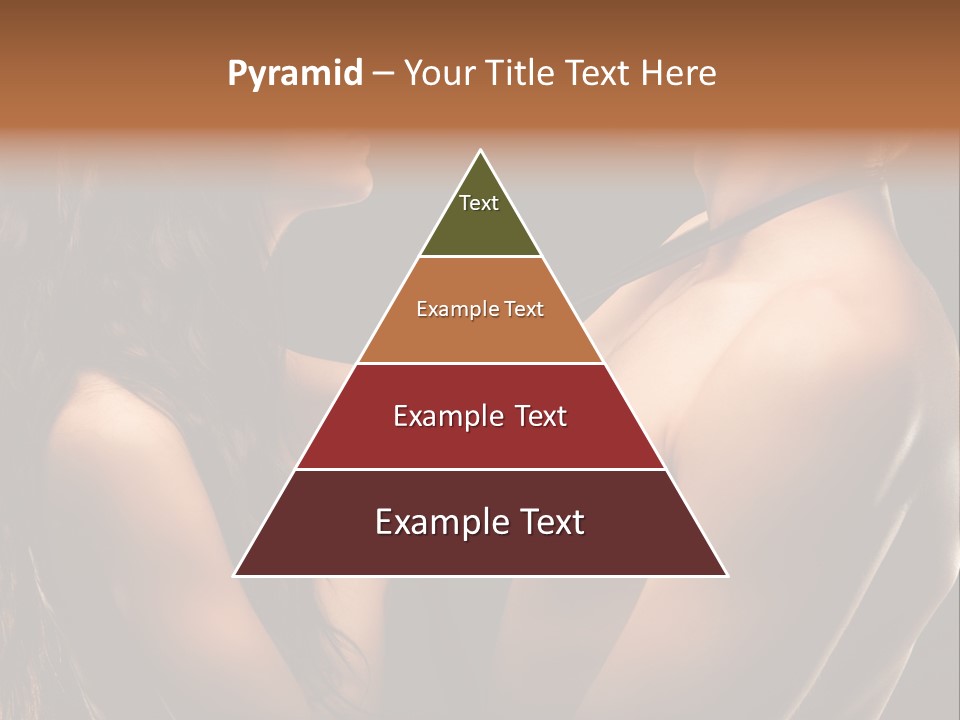 Model Naked Couple PowerPoint Template