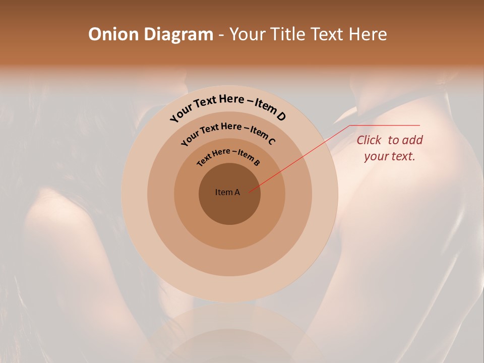 Model Naked Couple PowerPoint Template