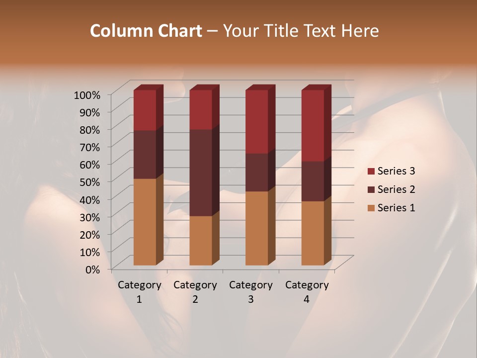 Model Naked Couple PowerPoint Template