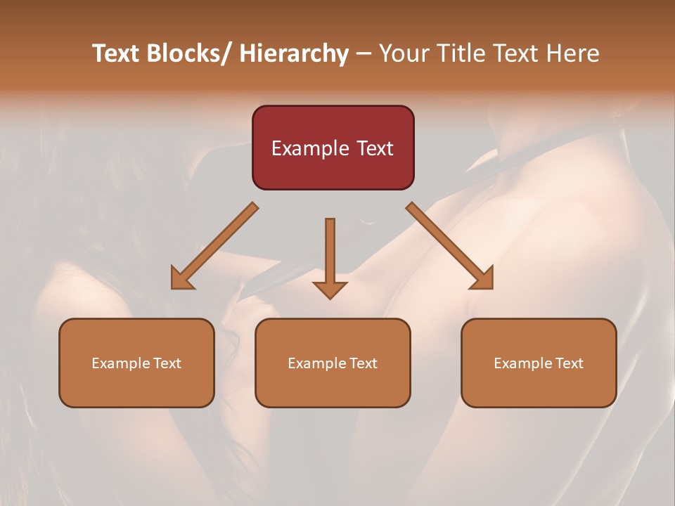 Model Naked Couple PowerPoint Template