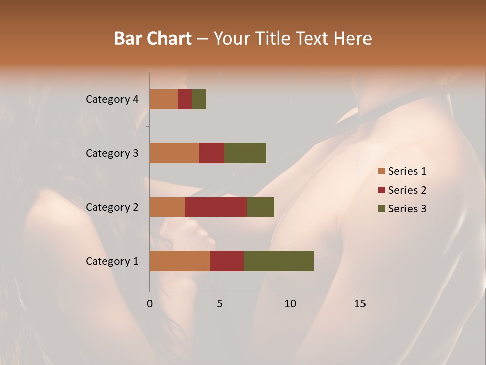 Model Naked Couple PowerPoint Template