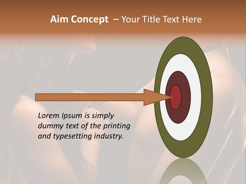 Model Naked Couple PowerPoint Template