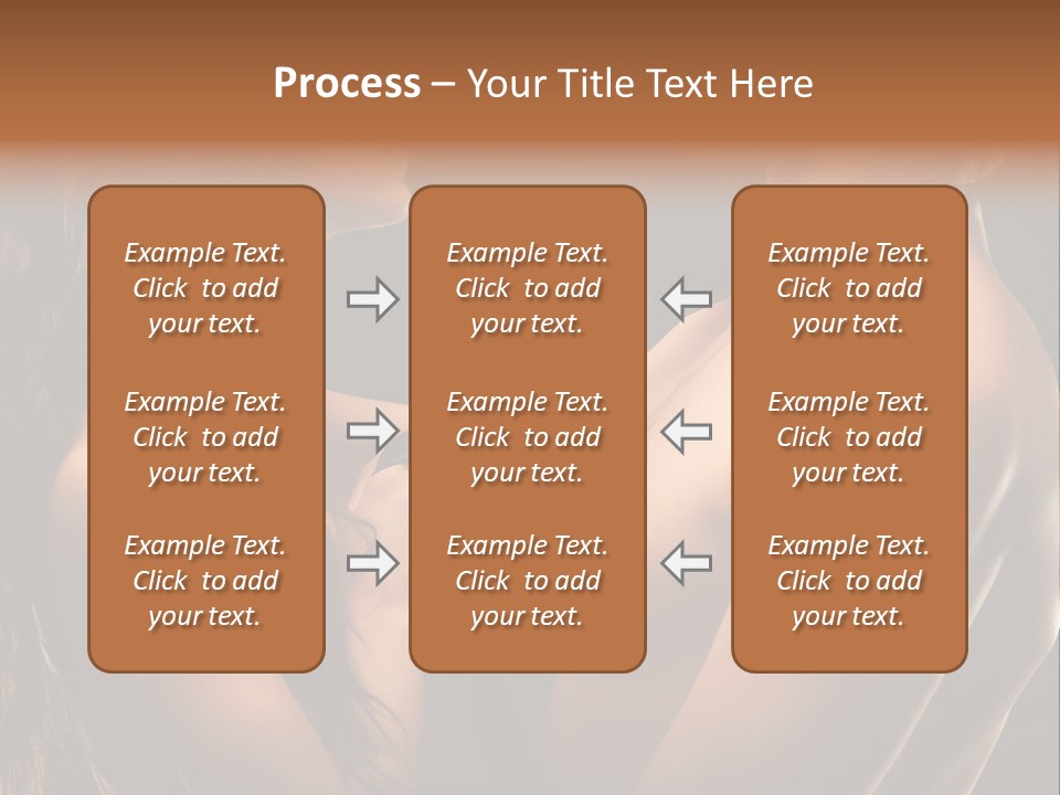 Model Naked Couple PowerPoint Template