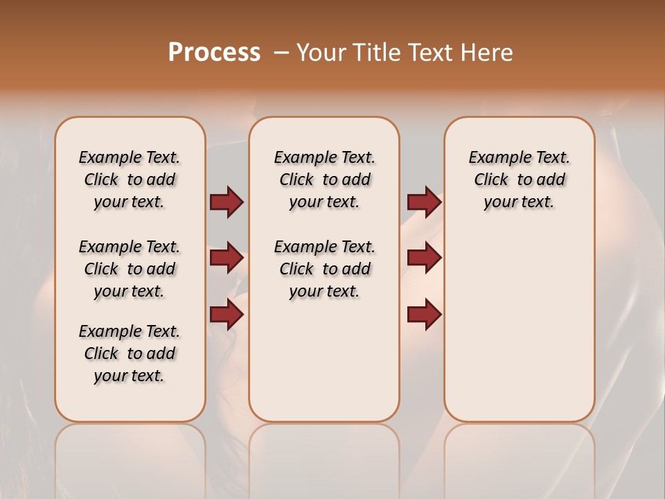Model Naked Couple PowerPoint Template