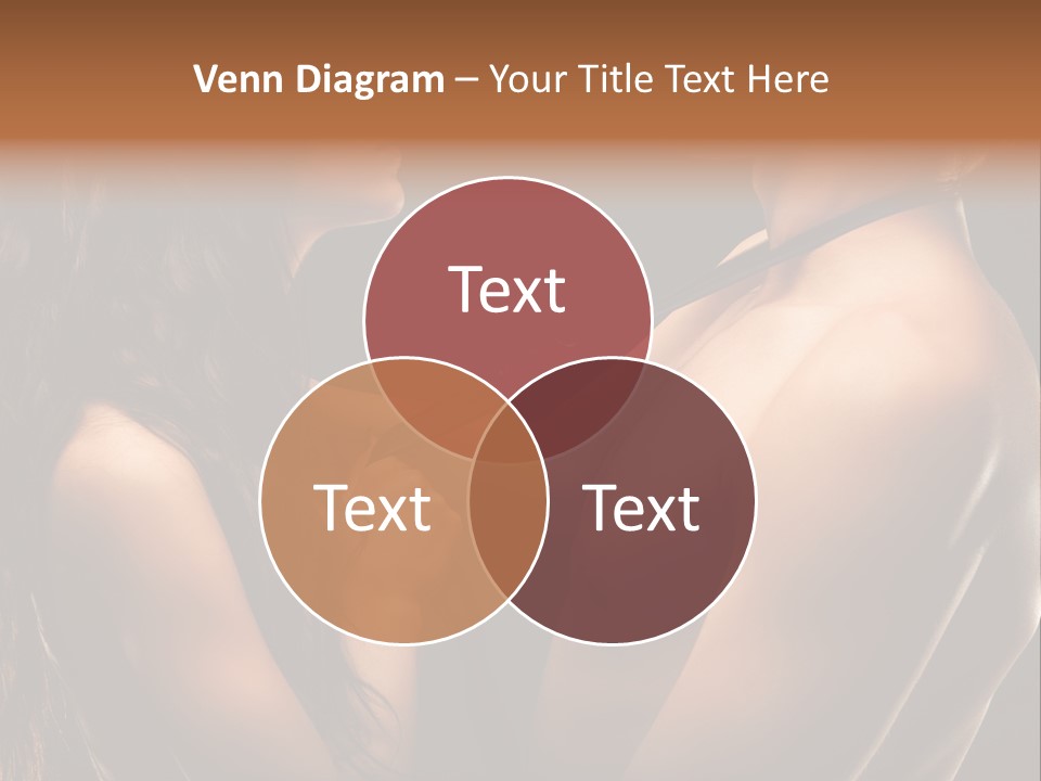 Model Naked Couple PowerPoint Template