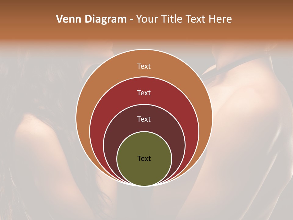 Model Naked Couple PowerPoint Template