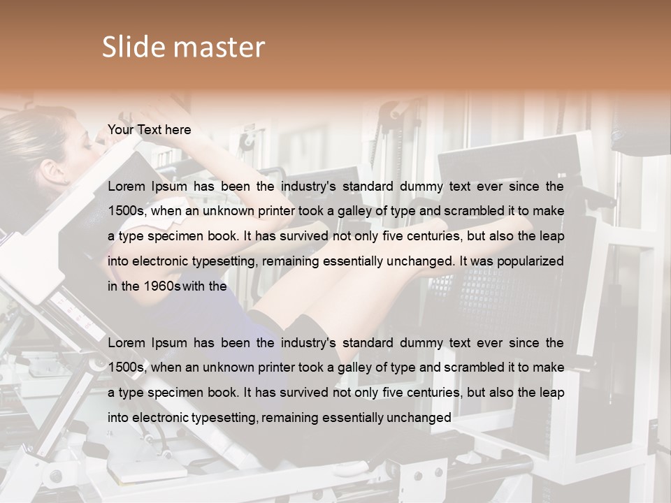 Lifestyle Workout Weight PowerPoint Template