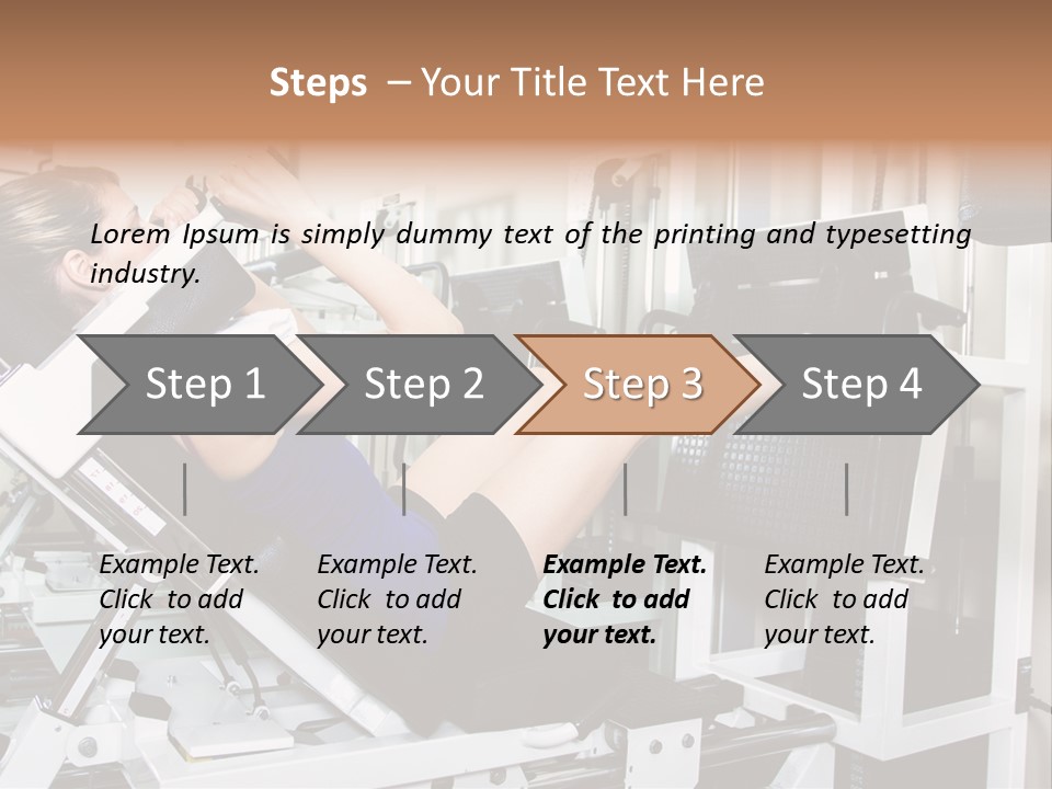 Lifestyle Workout Weight PowerPoint Template
