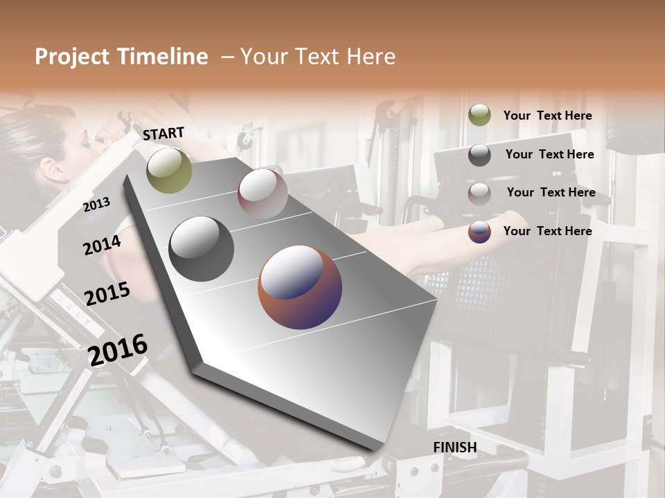 Lifestyle Workout Weight PowerPoint Template