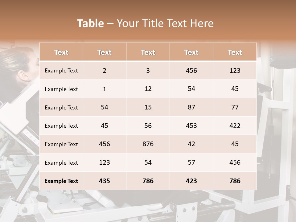 Lifestyle Workout Weight PowerPoint Template