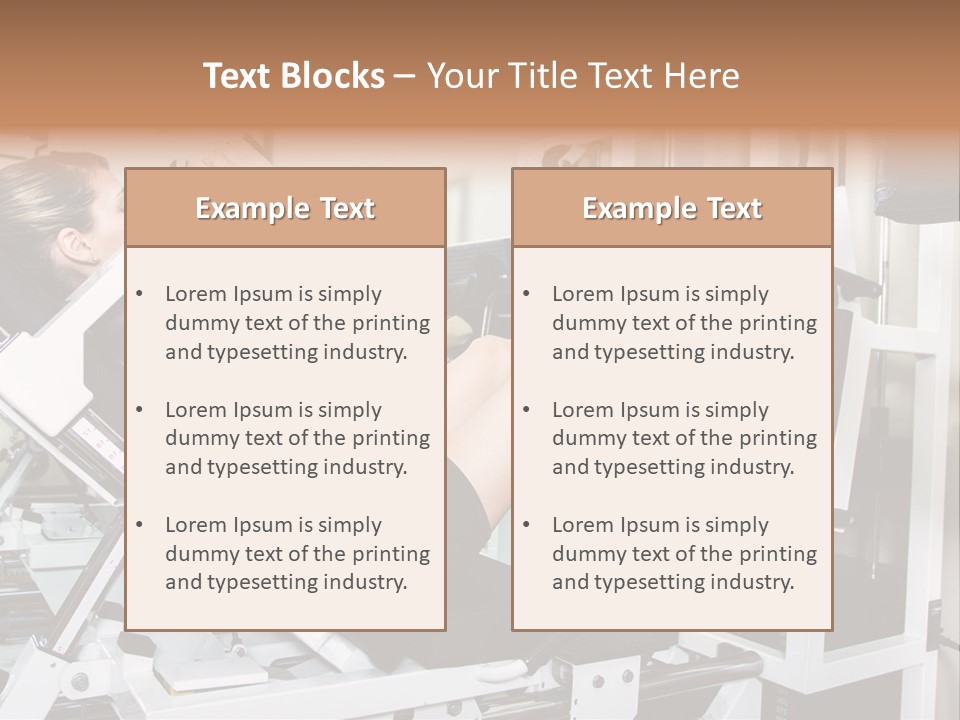 Lifestyle Workout Weight PowerPoint Template