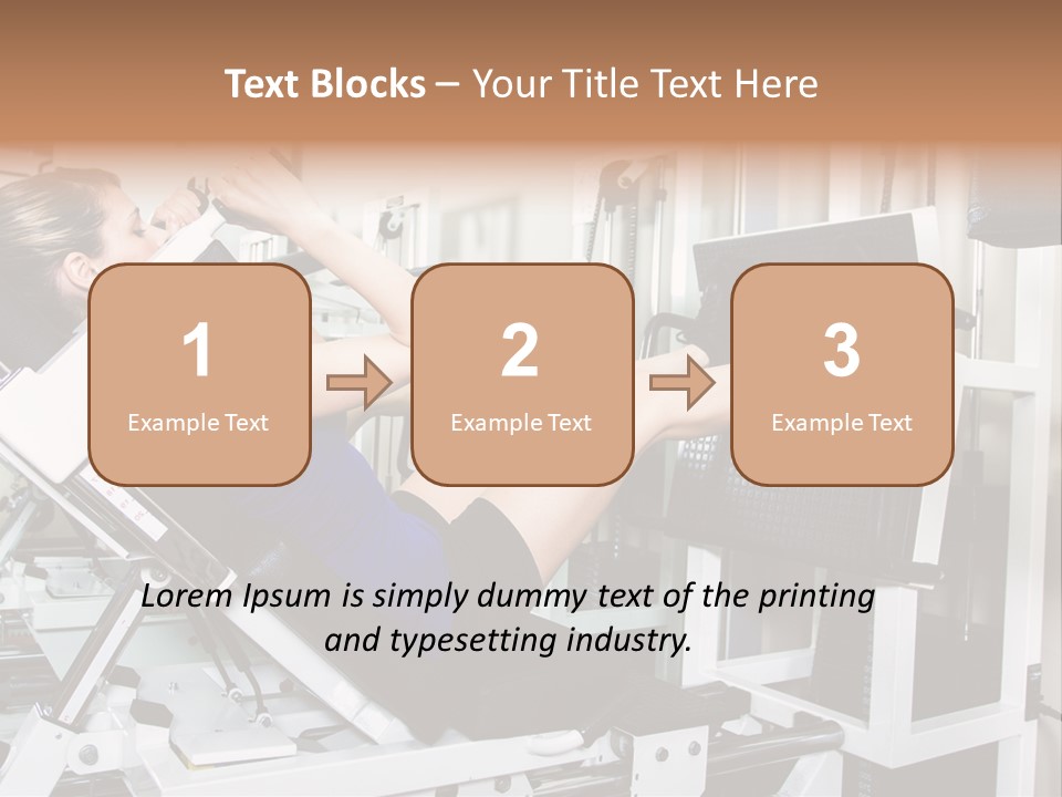 Lifestyle Workout Weight PowerPoint Template
