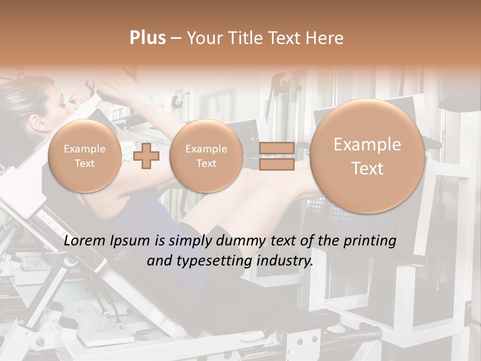 Lifestyle Workout Weight PowerPoint Template