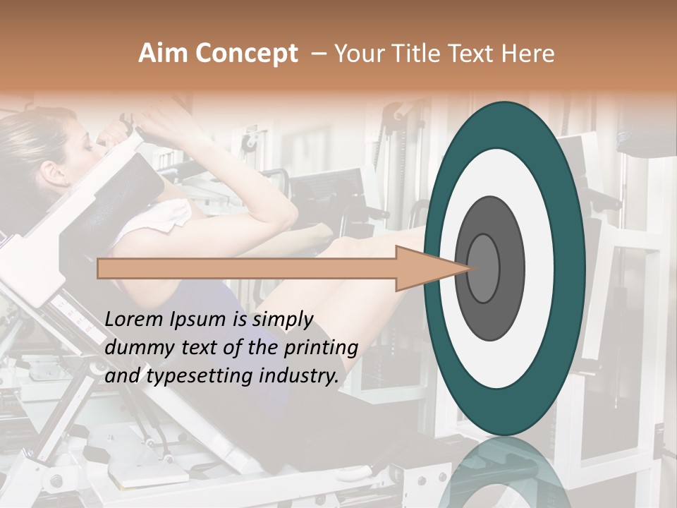 Lifestyle Workout Weight PowerPoint Template